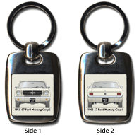 Ford Mustang Coupe 1965-67 Keyring 5